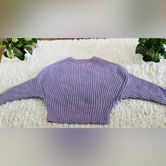 Oversized thickened purple high waist Cloth by RD sweater - Picture 4 of 10